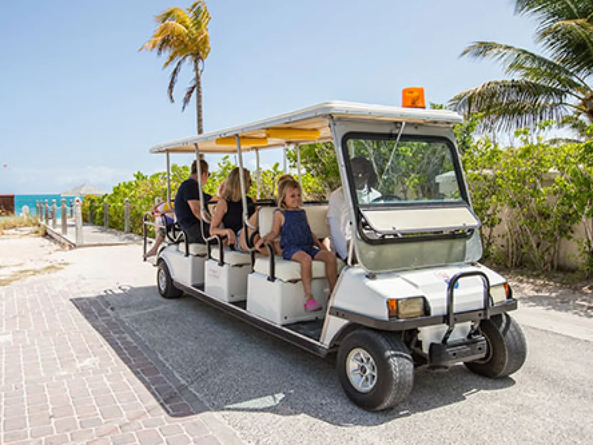 a truck is parked on the side of a road