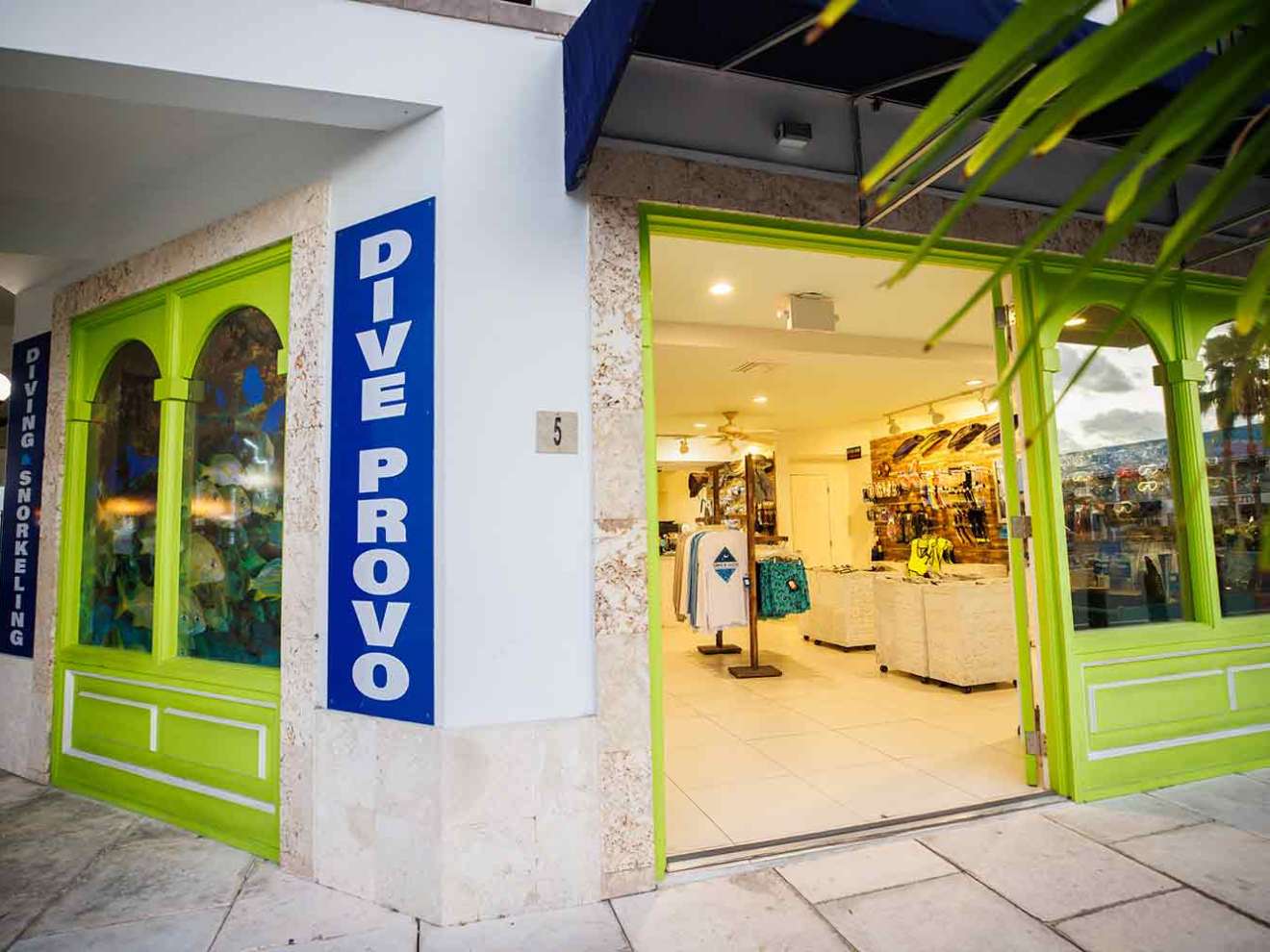 a store inside of a building