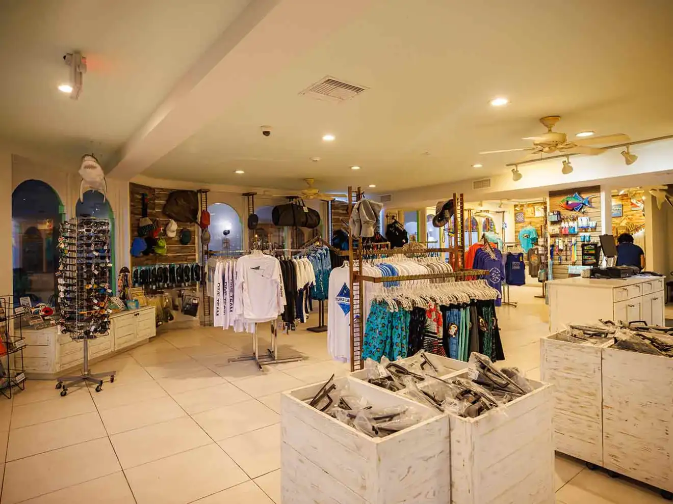 a store filled with lots of counter space