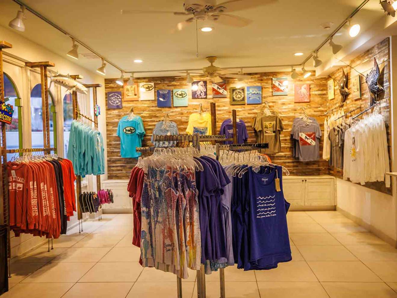 a person standing in front of a store