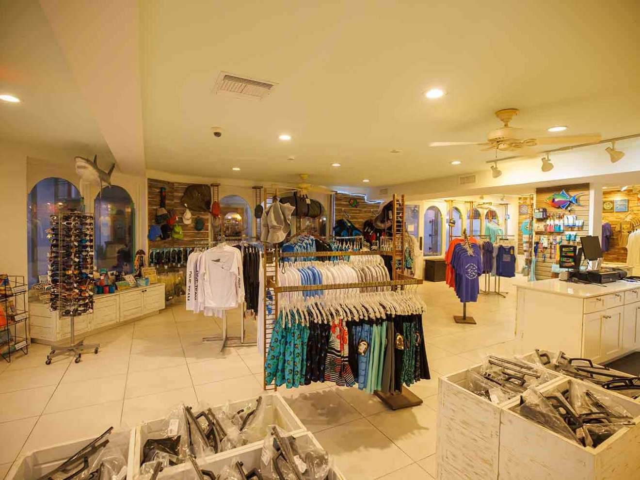 a store filled with lots of counter space