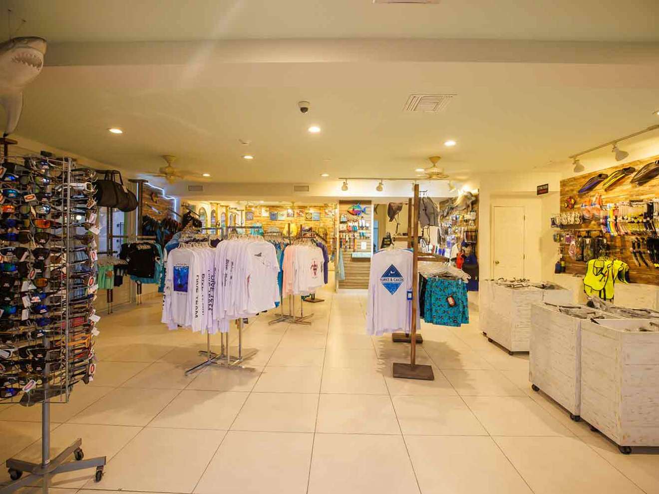 a group of people in a store